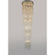 Canada 25.6 inch Chrome Flush Mount Ceiling Light